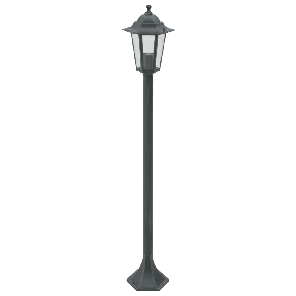 Garten-Pollerleuchte 6 Stk. E27 110 Cm Aluminium