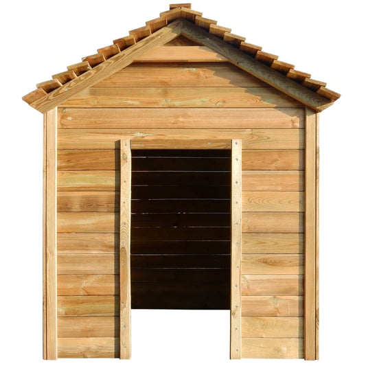Spielhaus Für Den Garten 120X120X146 Cm Kiefernholz