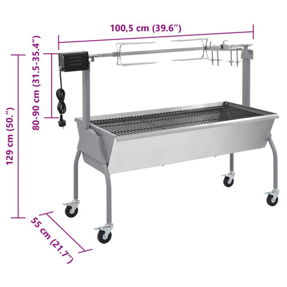Spanferkelgrill Metzgergrill Mit Elektrischem Antrieb