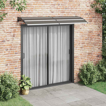Türvordach Polycarbonat Schwarz