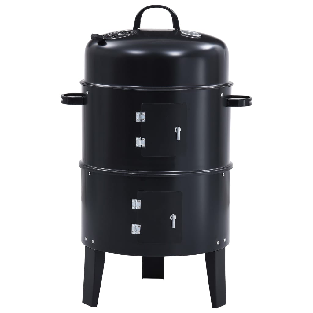 3-In-1 Holzkohlegrill Räucherofen 40×80 Cm