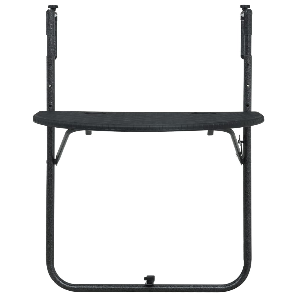 Balkon-Hängetisch 60X64X83,5 Cm Kunststoff Rattan-Optik