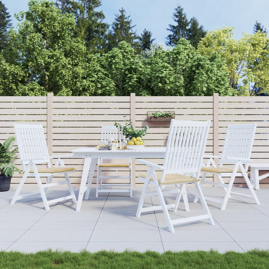 Gartenstuhl-Kissen 4 Stk. Oxford-Gewebe Beige