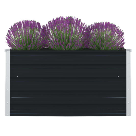 Hochbeet 100×100×45 Cm Verzinkter Stahl