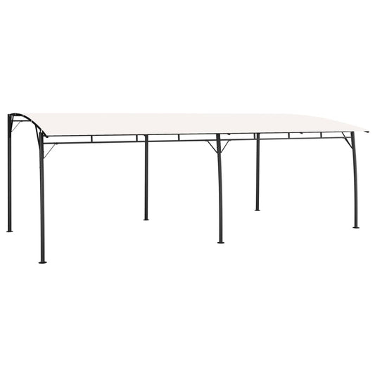 Garten-Sonnenschutz 6X3X2,55 M Weiß