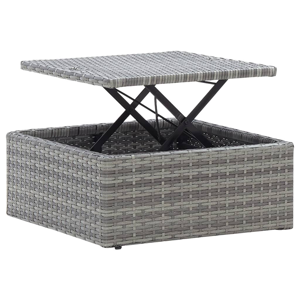Garten-Sonneninsel Mit Dach Töne Poly Rattan