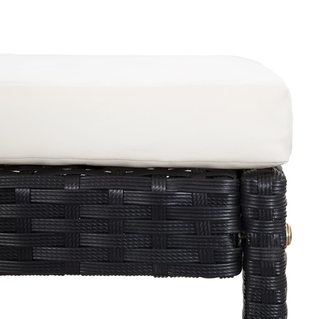 9-Tlg. Garten-Bar-Set Poly Rattan Und Akazienholz