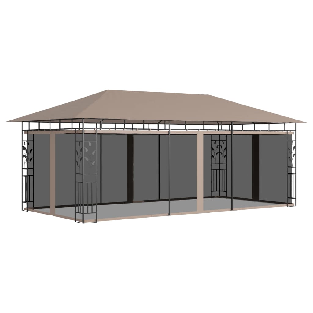 Pavillon Mit Moskitonetz 6X3X2,73 M