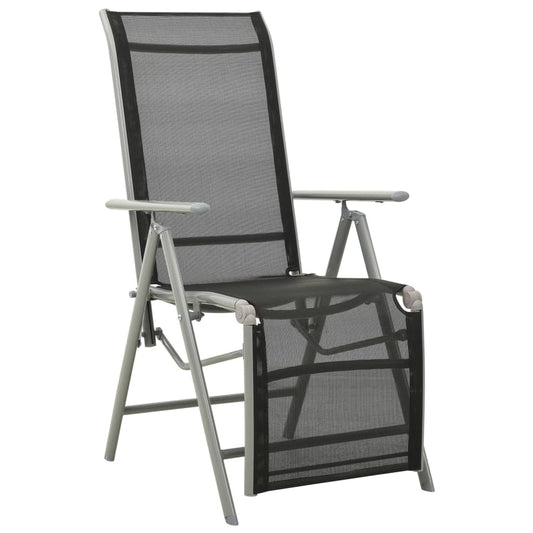 Garten-Liegestühle 2 Stk. Textilene Und Aluminium N