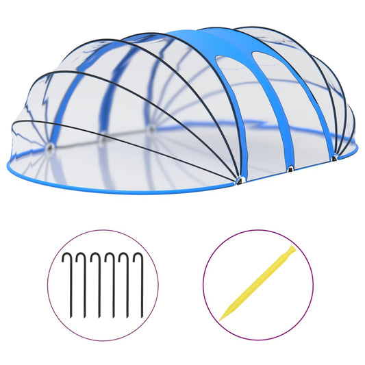 Pool-Kuppel Oval 620X410X205 Cm