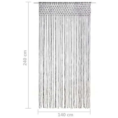 Makramee Vorhang 140X240 Cm Baumwolle