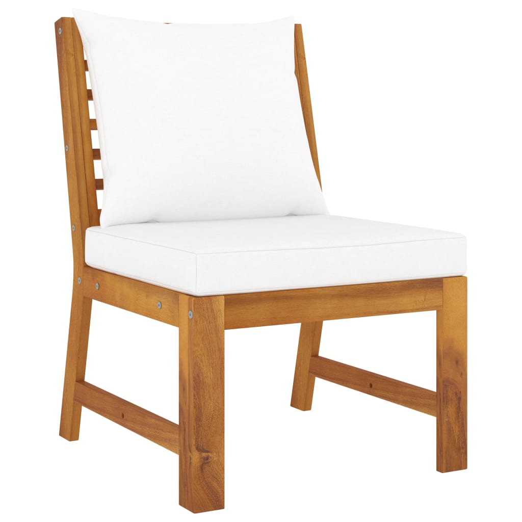9-Tlg. Garten-Lounge-Set Mit Auflagen Massivholz Akazie