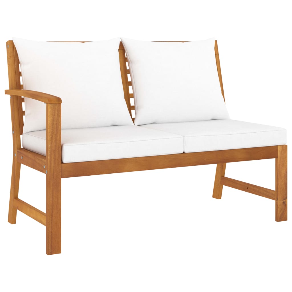 9-Tlg. Garten-Lounge-Set Mit Auflagen Massivholz Akazie