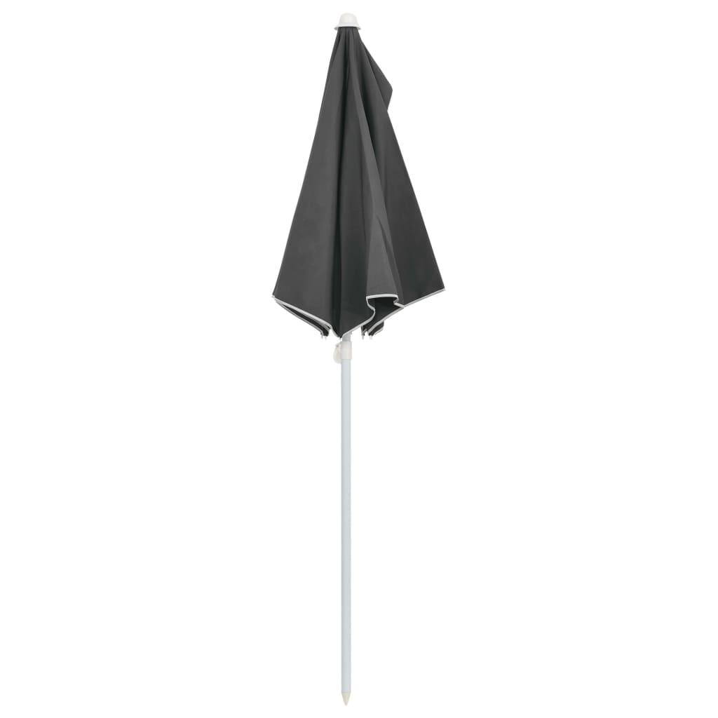 Halb-Sonnenschirm Mit Mast 180X90 Cm