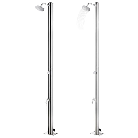 Gartendusche 215 Cm Edelstahl
