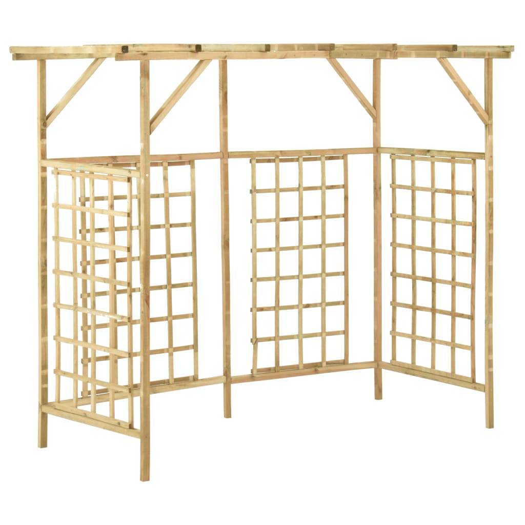 Pergola Für 3 Mülltonnen Kiefernholz Imprägniert