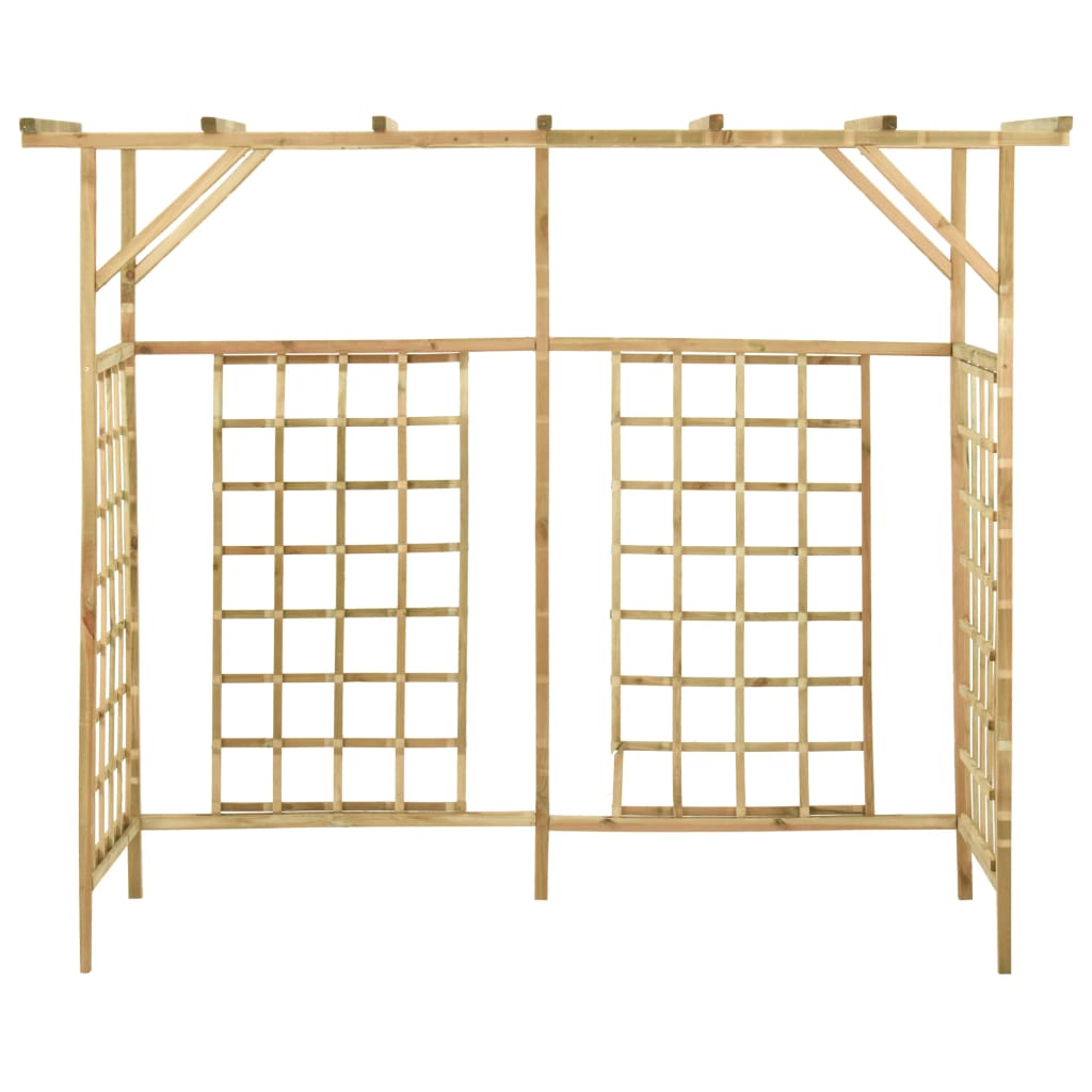 Pergola Für 3 Mülltonnen Kiefernholz Imprägniert
