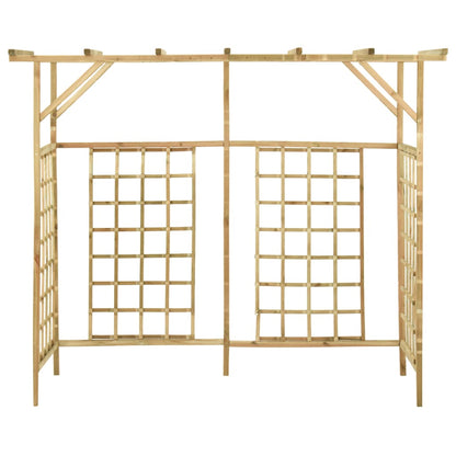 Pergola Für 3 Mülltonnen Kiefernholz Imprägniert