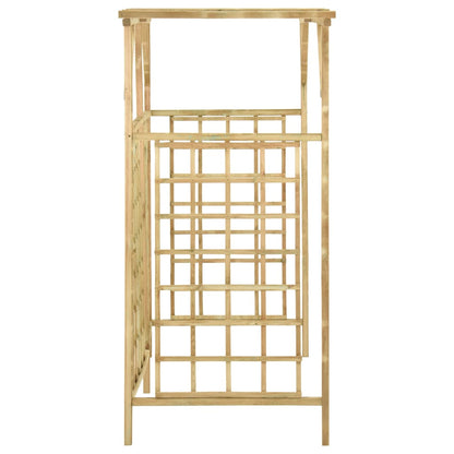Pergola Für 3 Mülltonnen Kiefernholz Imprägniert