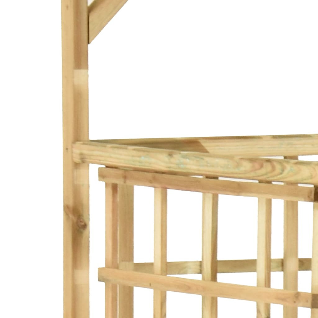 Pergola Für 3 Mülltonnen Kiefernholz Imprägniert