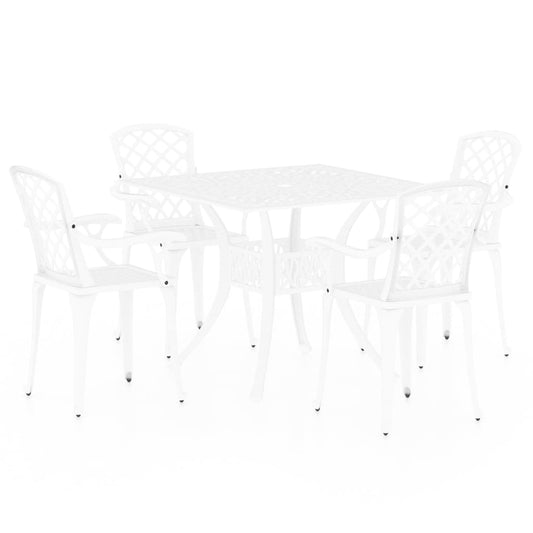 5-Tlg. Bistro-Set Aluminiumguss