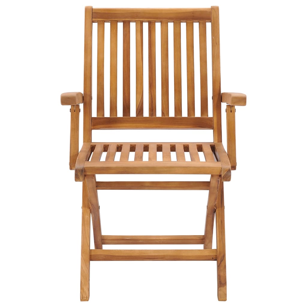 Klappbare Gartenstühle Mit Kissen 6 Stk. Massivholz Teak Anthrazit
