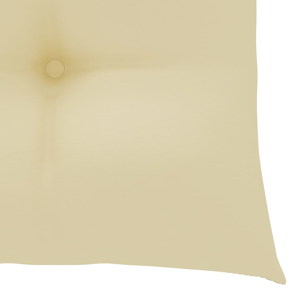 Klappbare Gartenstühle Mit Kissen 8 Stk. Massivholz Teak Creme