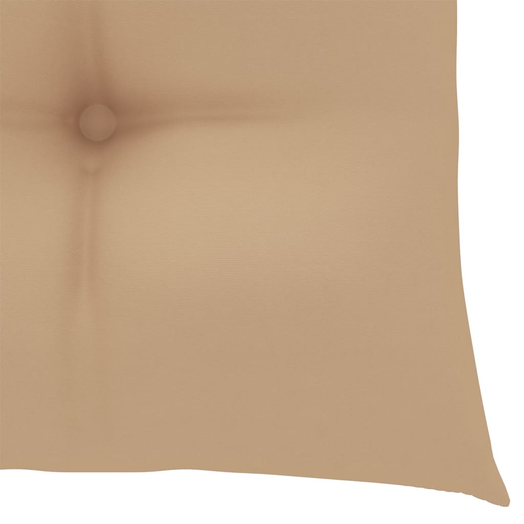 Klappbare Gartenstühle Mit Kissen 8 Stk. Massivholz Teak Beige