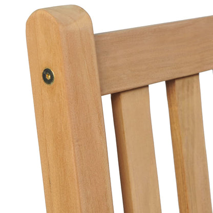 Gartenstühle 8 Stk. Mit Weißen Kissen Massivholz Teak