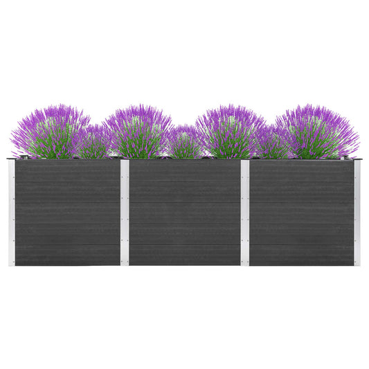 Garten-Hochbeet Wpc Grau