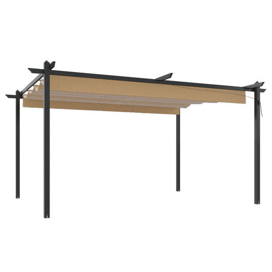 Pavillon Mit Ausziehbarem Dach 4X3 M