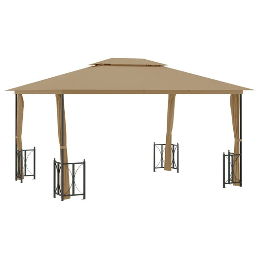 Pavillon Mit Seitenwänden & Doppeldach