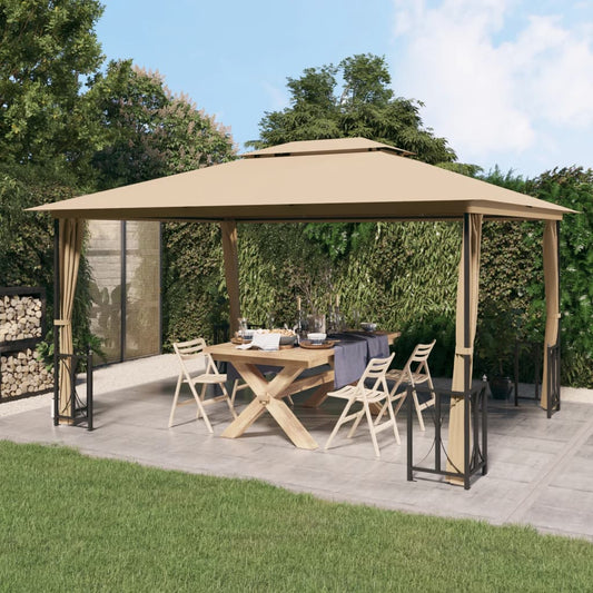 Pavillon Mit Seitenwänden & Doppeldach