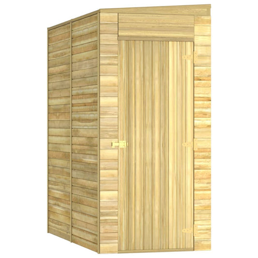 Garten-Lagerschuppen 100X210X218 Cm Kiefernholz Imprägniert