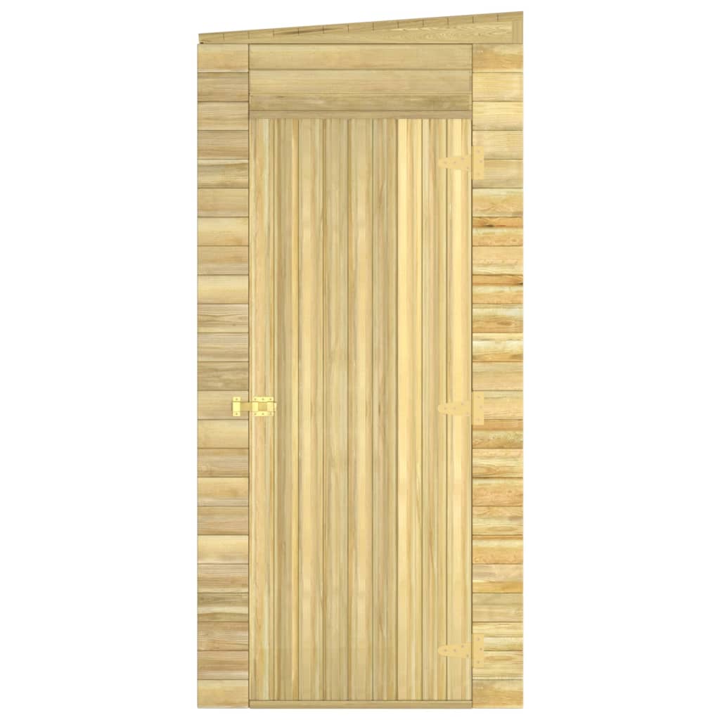 Garten-Lagerschuppen 100X210X218 Cm Kiefernholz Imprägniert