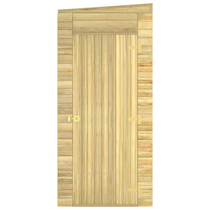 Garten-Lagerschuppen 100X210X218 Cm Kiefernholz Imprägniert