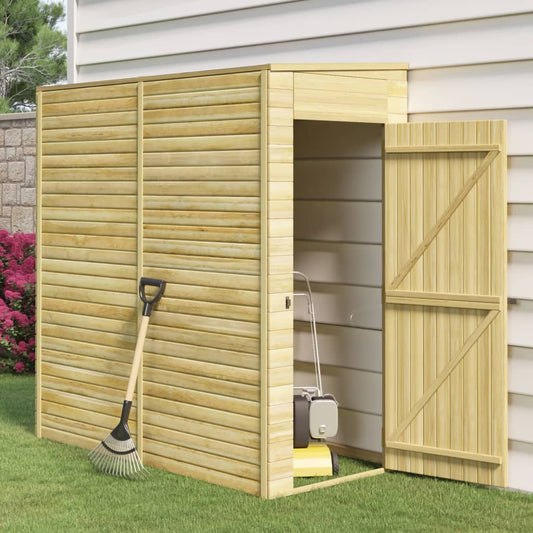 Garten-Lagerschuppen 100X210X218 Cm Kiefernholz Imprägniert