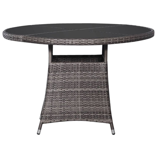 Gartentisch Ø Poly Rattan