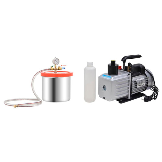 Vakuumkammer Mit 2-Stufiger Pumpe 7,4 L
