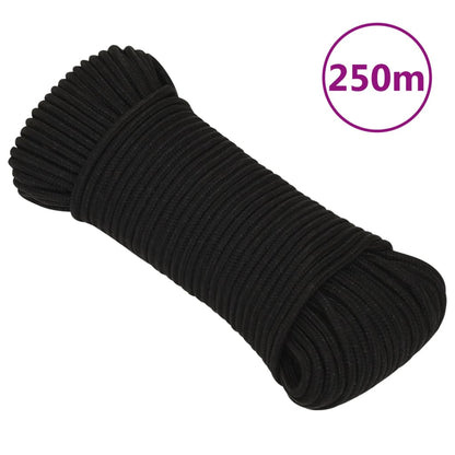 Arbeitsseil Polyester Schwarz