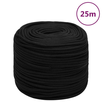 Arbeitsseil Polyester Schwarz