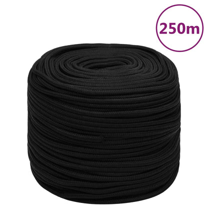 Arbeitsseil Polyester Schwarz