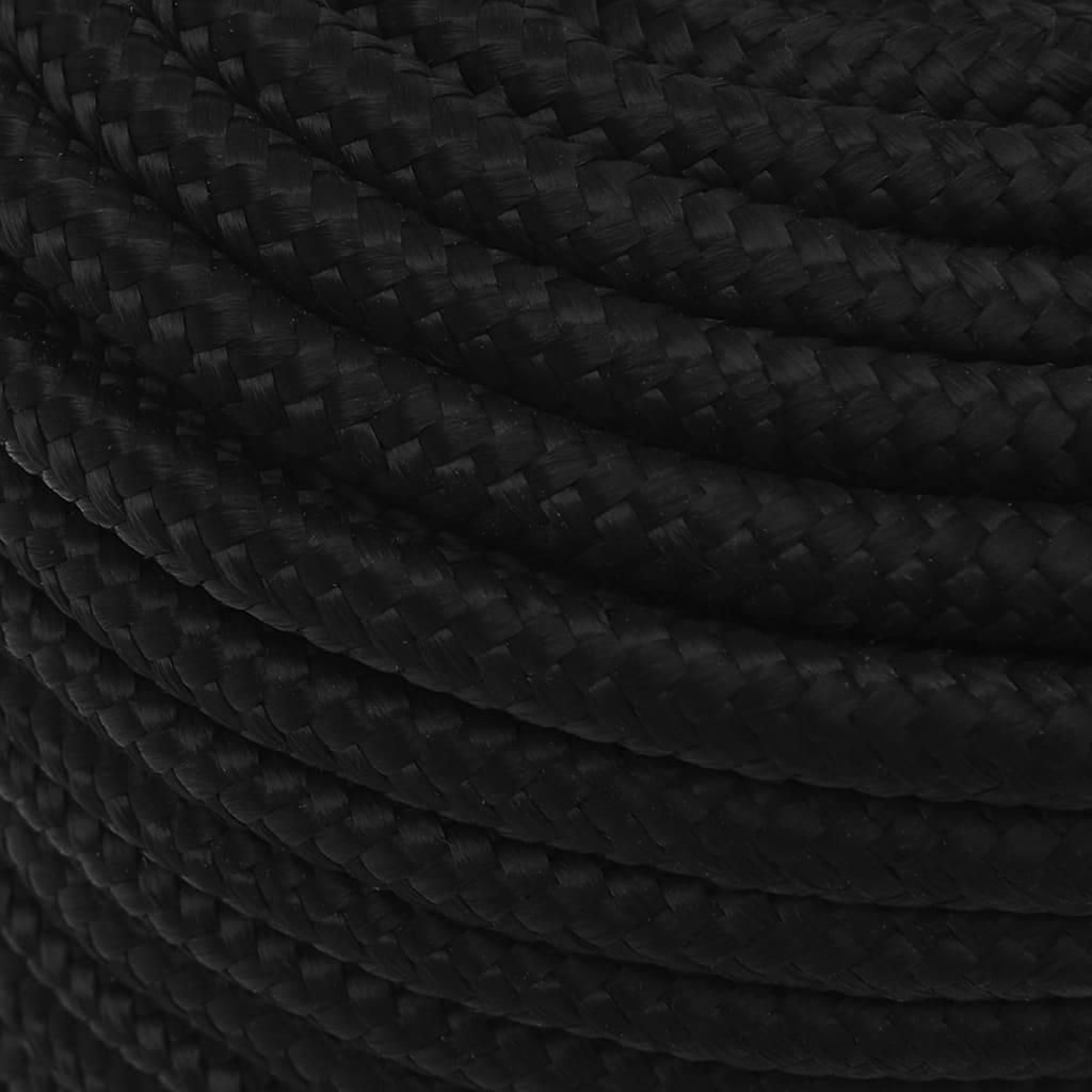 Arbeitsseil Polyester Schwarz