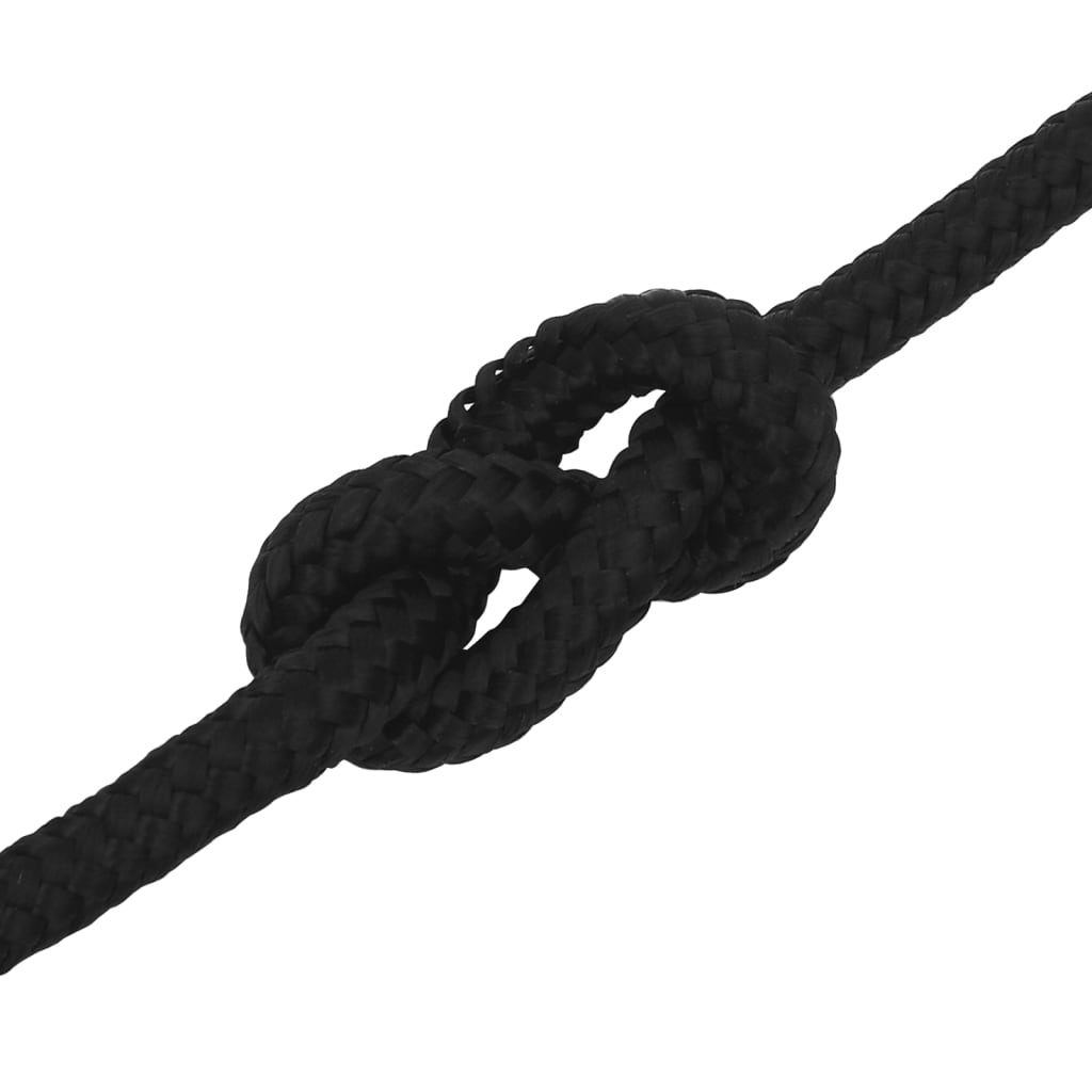 Arbeitsseil Polyester Schwarz