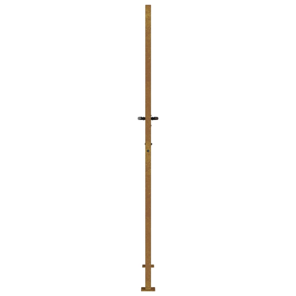 Gartentor Cortenstahl Gras-Design
