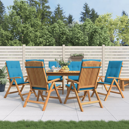 Gartenstühle Mit Kissen 6 Stk. Massivholz Teak