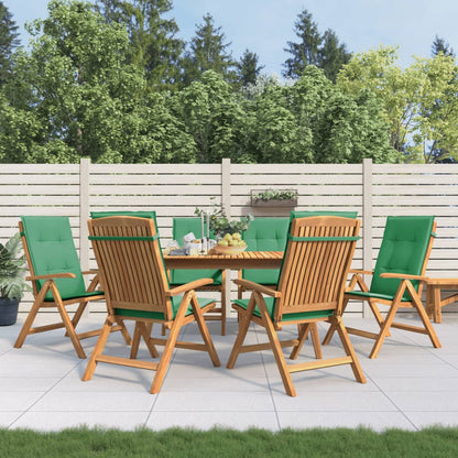 Gartenstühle Mit Kissen 6 Stk. Massivholz Teak