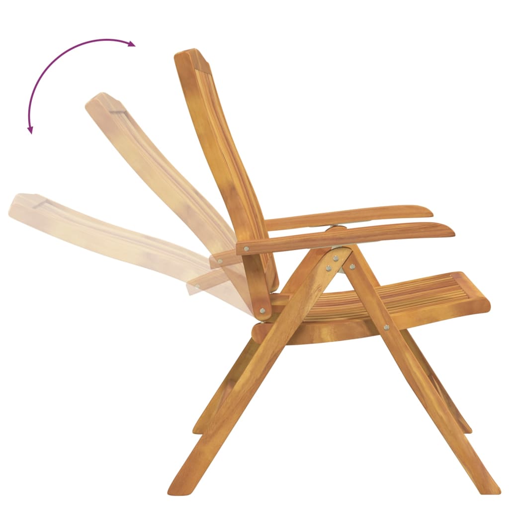 Gartenstühle Mit Kissen 6 Stk. Massivholz Teak