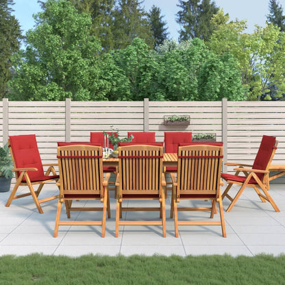 Gartenstühle Mit Kissen 6 Stk. Massivholz Teak