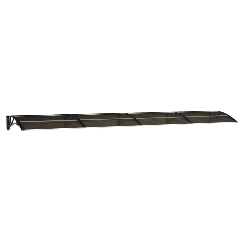 Türvordach Polycarbonat Schwarz